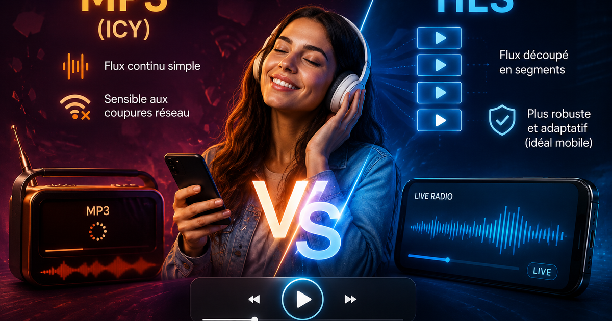البث الصوتي: HLS مقابل MP3 وما الذي يتغير للاستماع للإذاعة